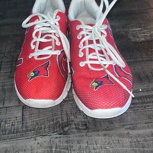 Men's Red Sports Team Sneakers